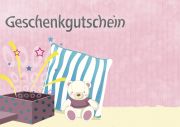 Teddybär - Geschenkgutschein - Gutscheinvorlage