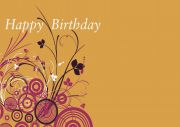 Gutscheinvordruck - Happy Birthday - als Geschenkgutschein