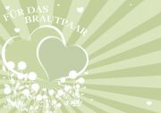 Vorlagen Gutscheine zur Hochzeit, Vermählung und Brautpaar